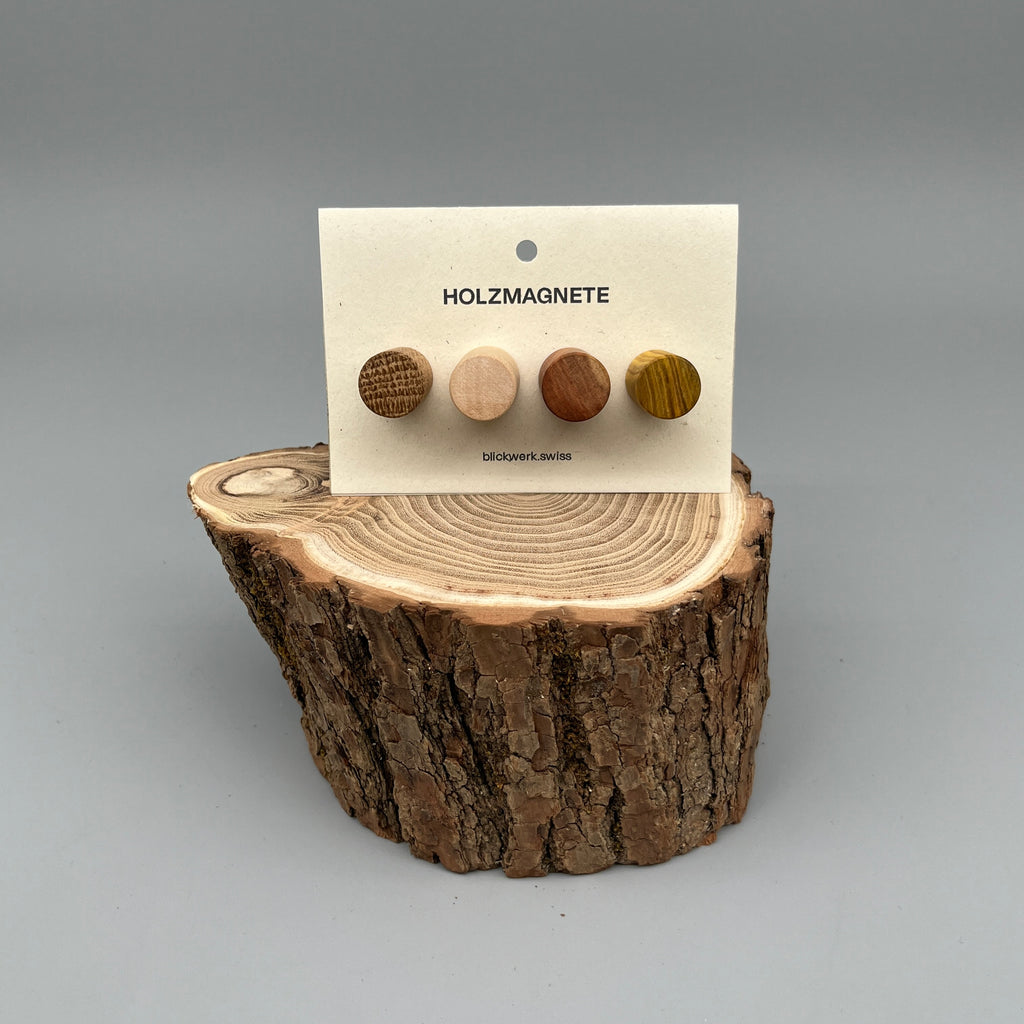 Holzmagnete 4er-Set