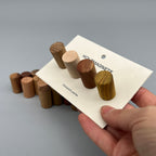 Holzmagnete 4er-Set