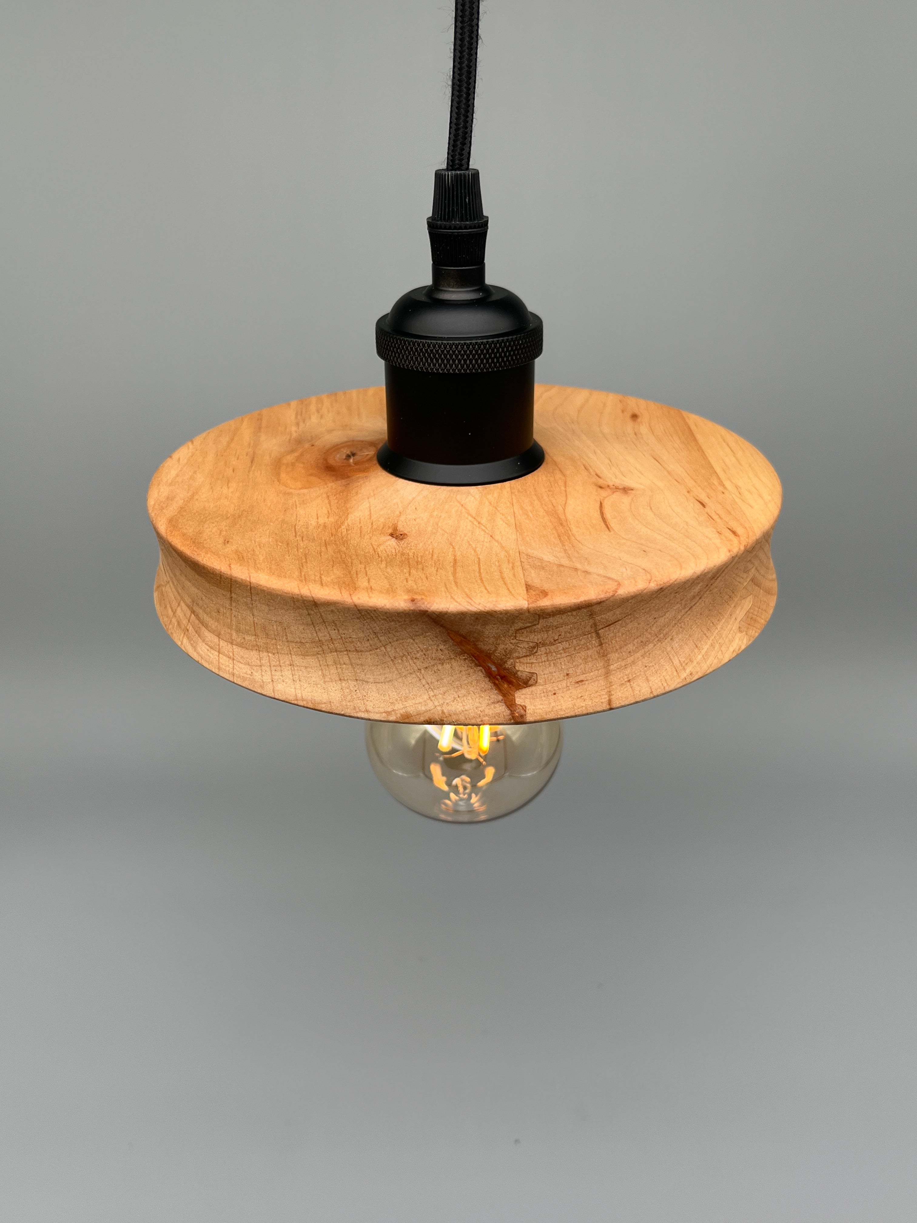 Glühwürmli – Holz Lampenschirm, Erle