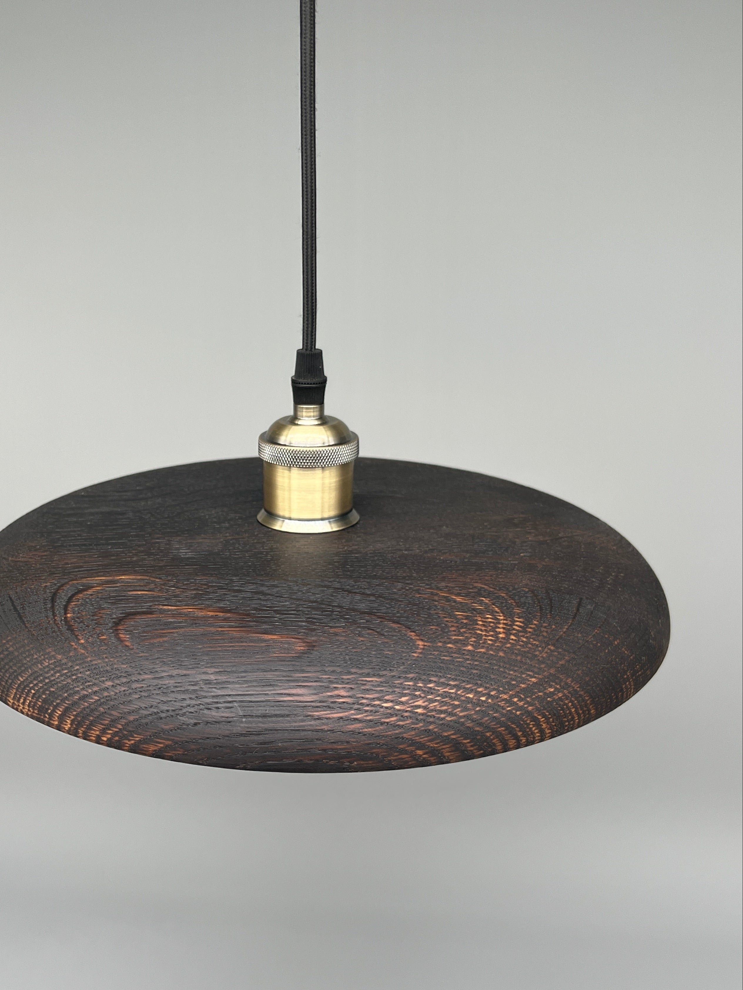 Glühwürmli – Holz Lampenschirm, Eiche geflammt