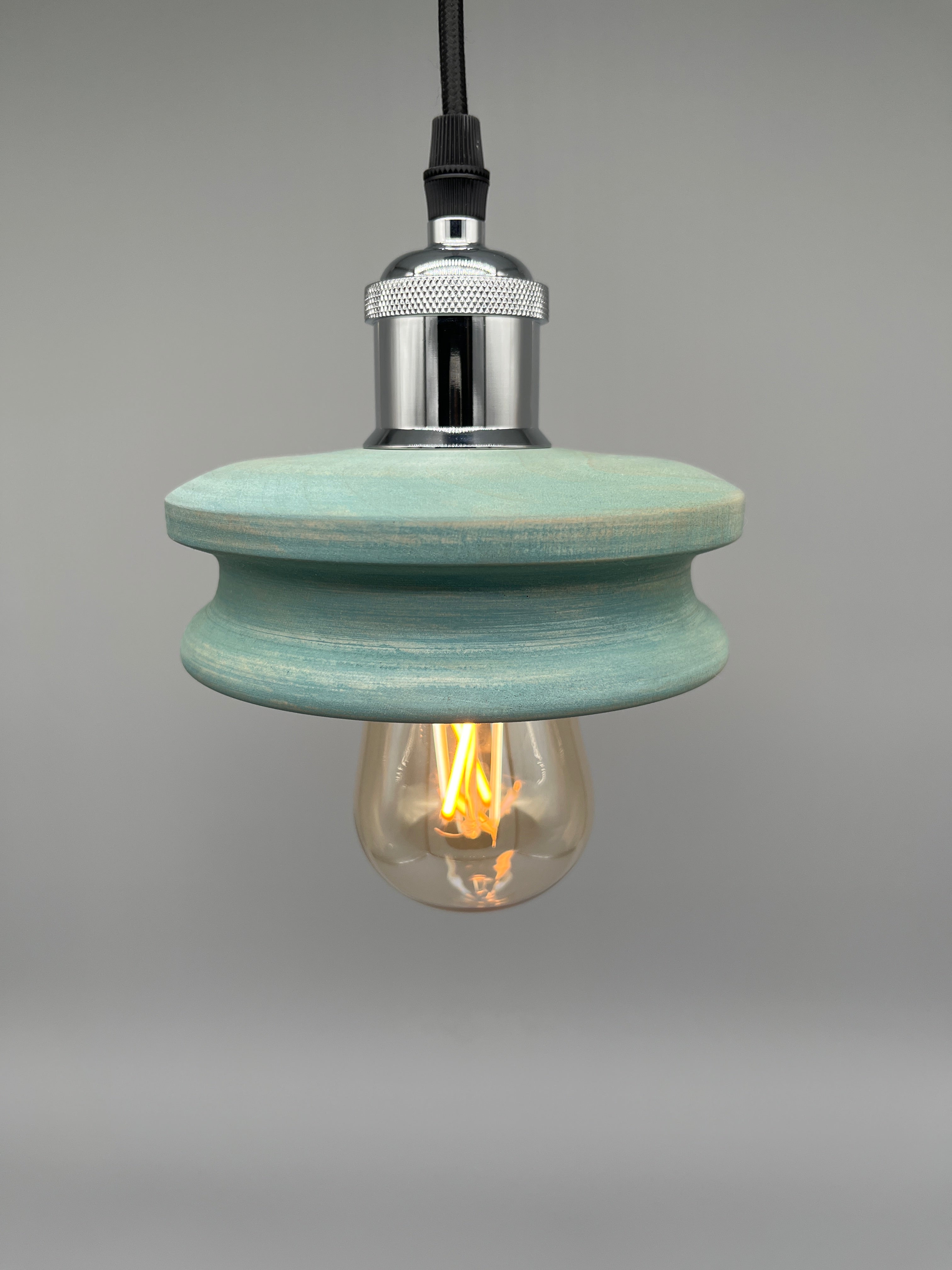 Glühwürmli – Holz Lampenschirm, Buche gebeizt