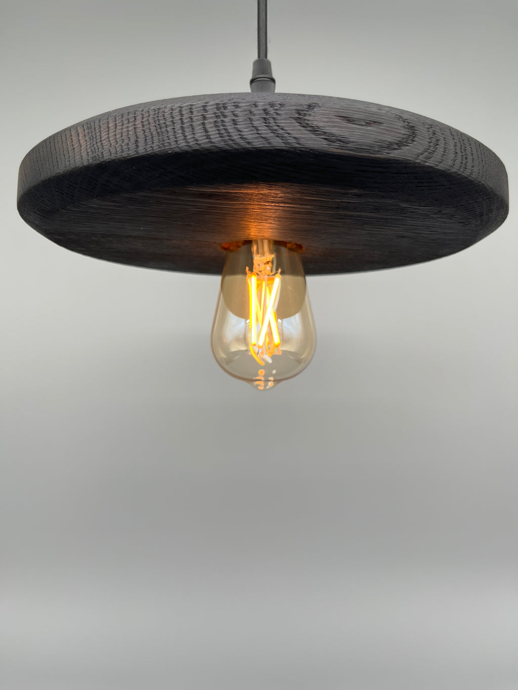 Glühwürmli – Holz Lampenschirm, Eiche geflammt