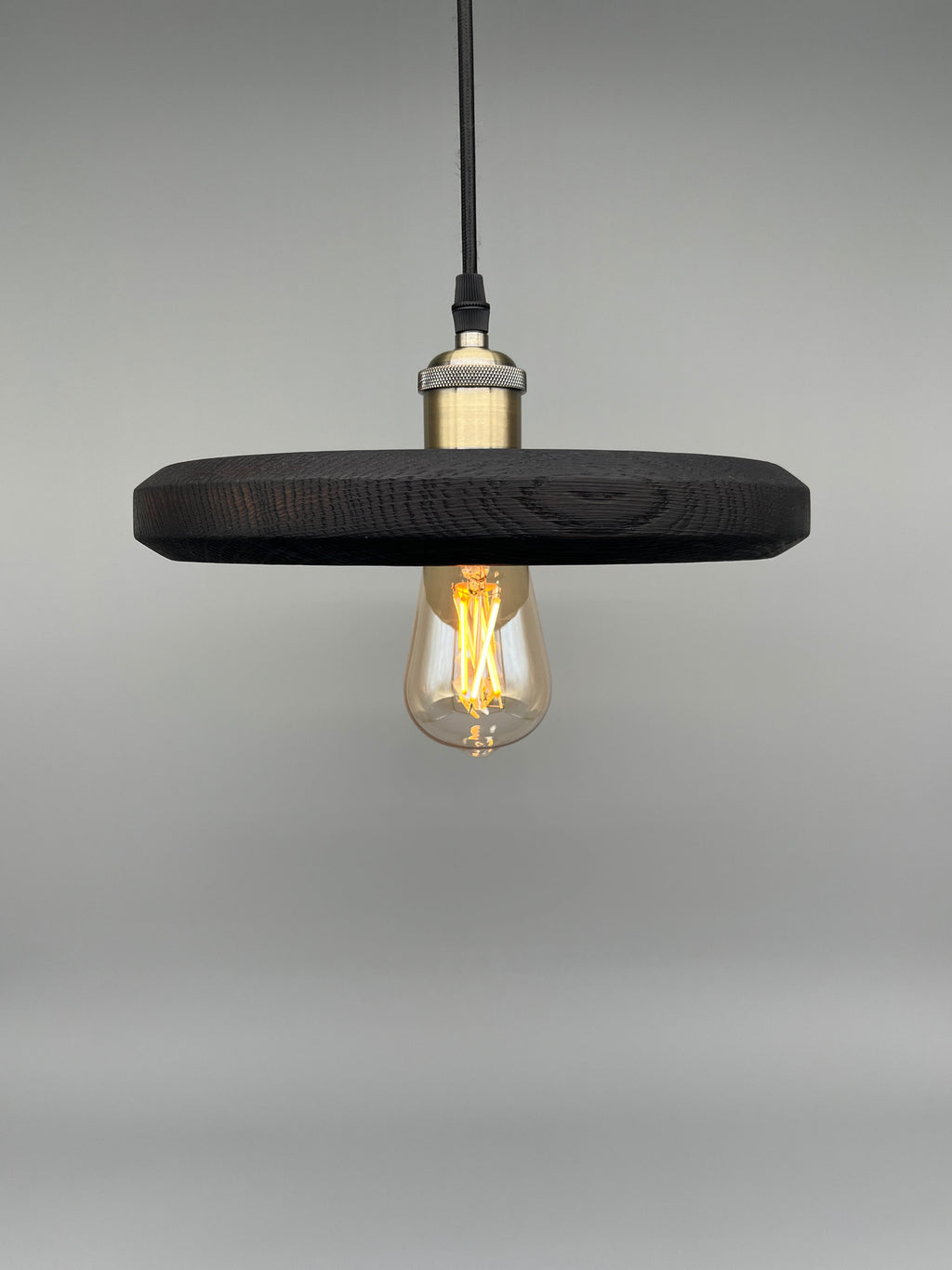 Glühwürmli – Holz Lampenschirm, Eiche geflammt