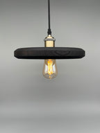 Glühwürmli – Holz Lampenschirm, Eiche geflammt