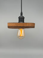 Glühwürmli – Holz Lampenschirm, Eiche aus Weinfass