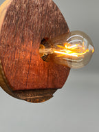 Glühwürmli – Holz Lampenschirm, Eiche aus Weinfass