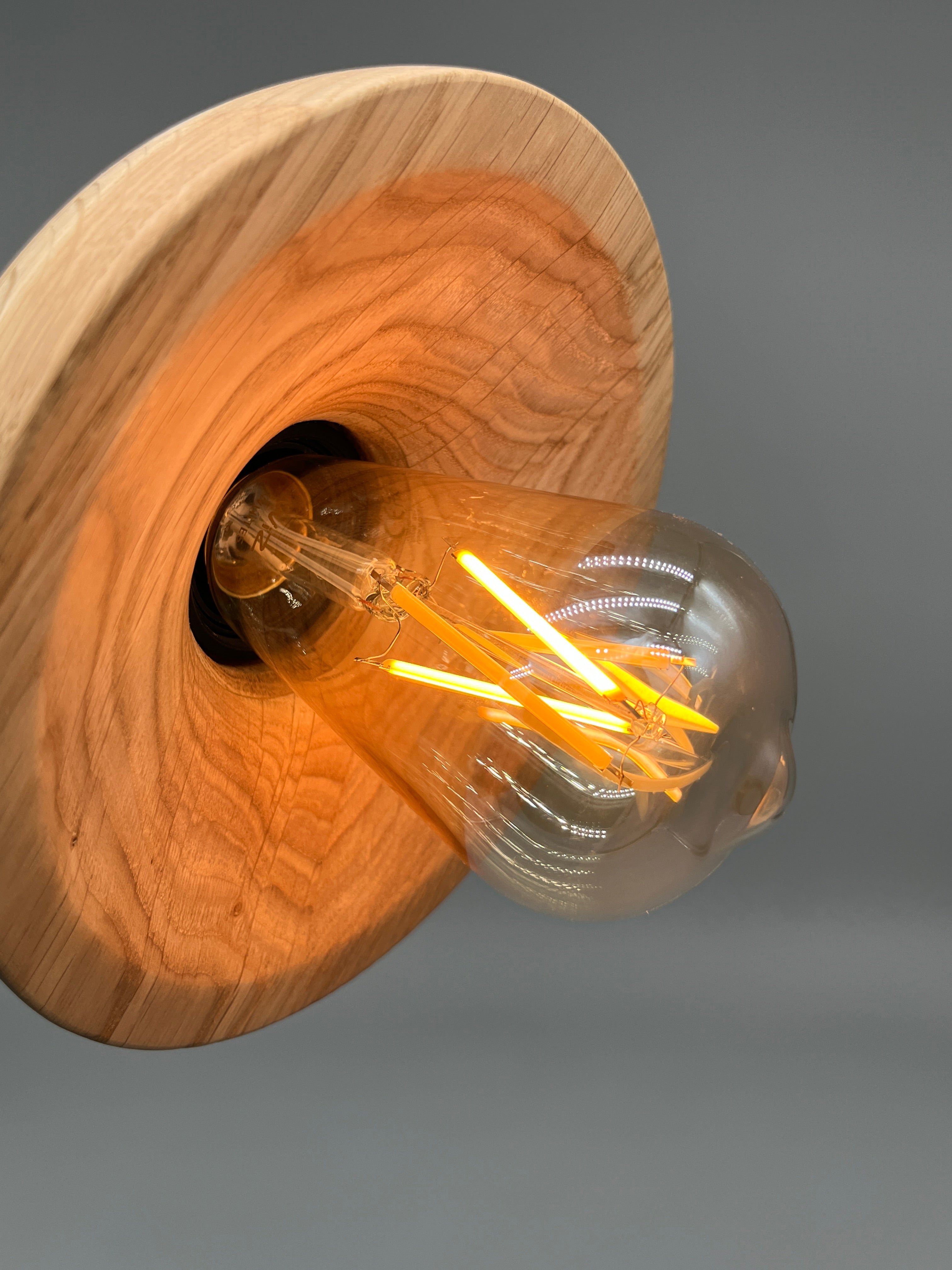 Glühwürmli – Holz Lampenschirm, Eiche