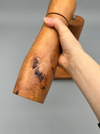 Pfeffer- und Salzmühle Set mit Brettli – Weissdorn