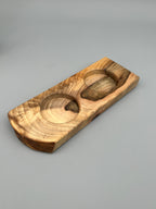 Pfeffer- und Salzmühle Set mit Brettli – Nussbaum