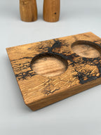 Pfeffer- und Salzmühle Set mit Brettli – Eiche