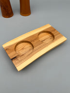 Pfeffer- und Salzmühle Set mit Brettli – Eibe