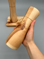 Pfeffer- und Salzmühle Set mit Brettli – Ulme