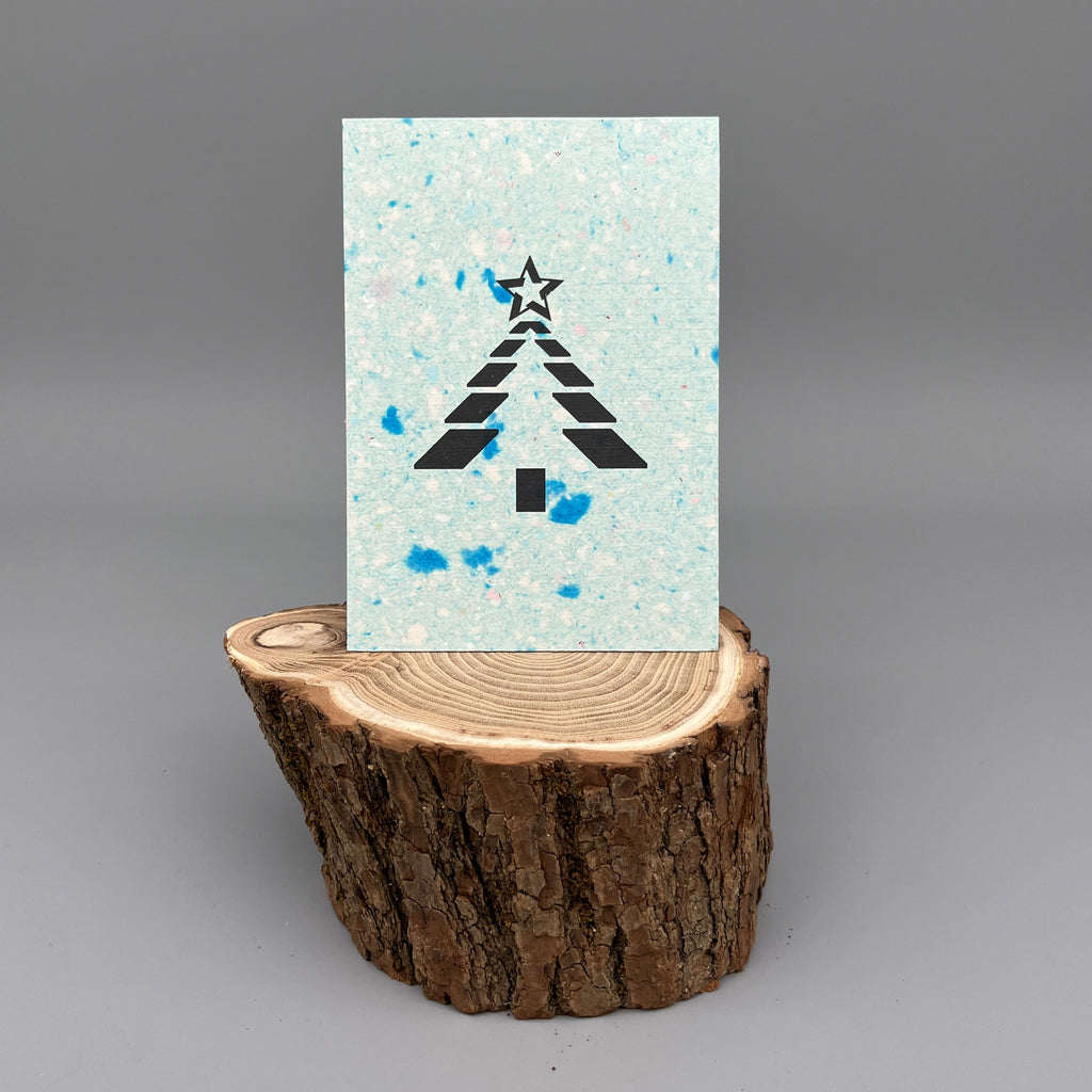 Karte handgeschöpft – Tannenbaum