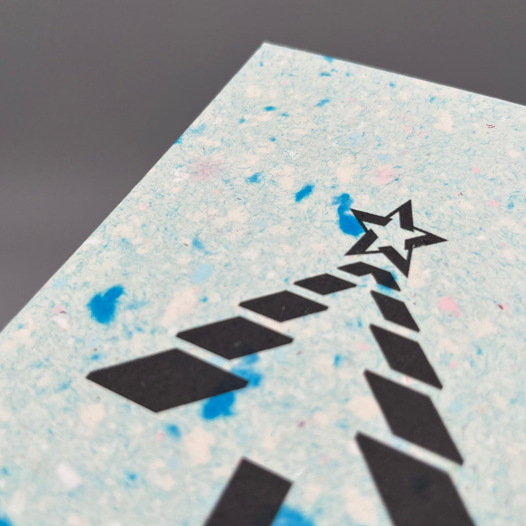 Karte handgeschöpft – Tannenbaum