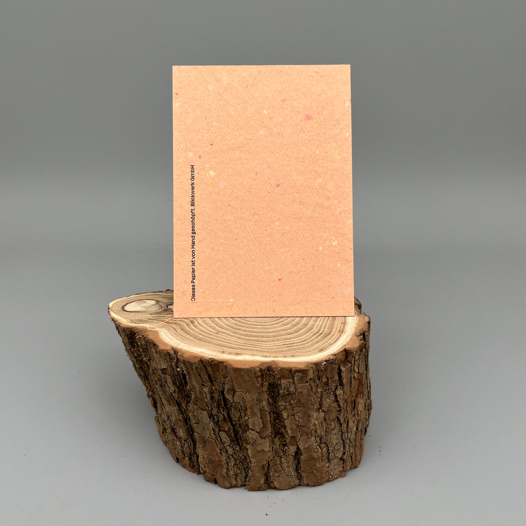 Karte handgeschöpft – Oh Tannenbaum