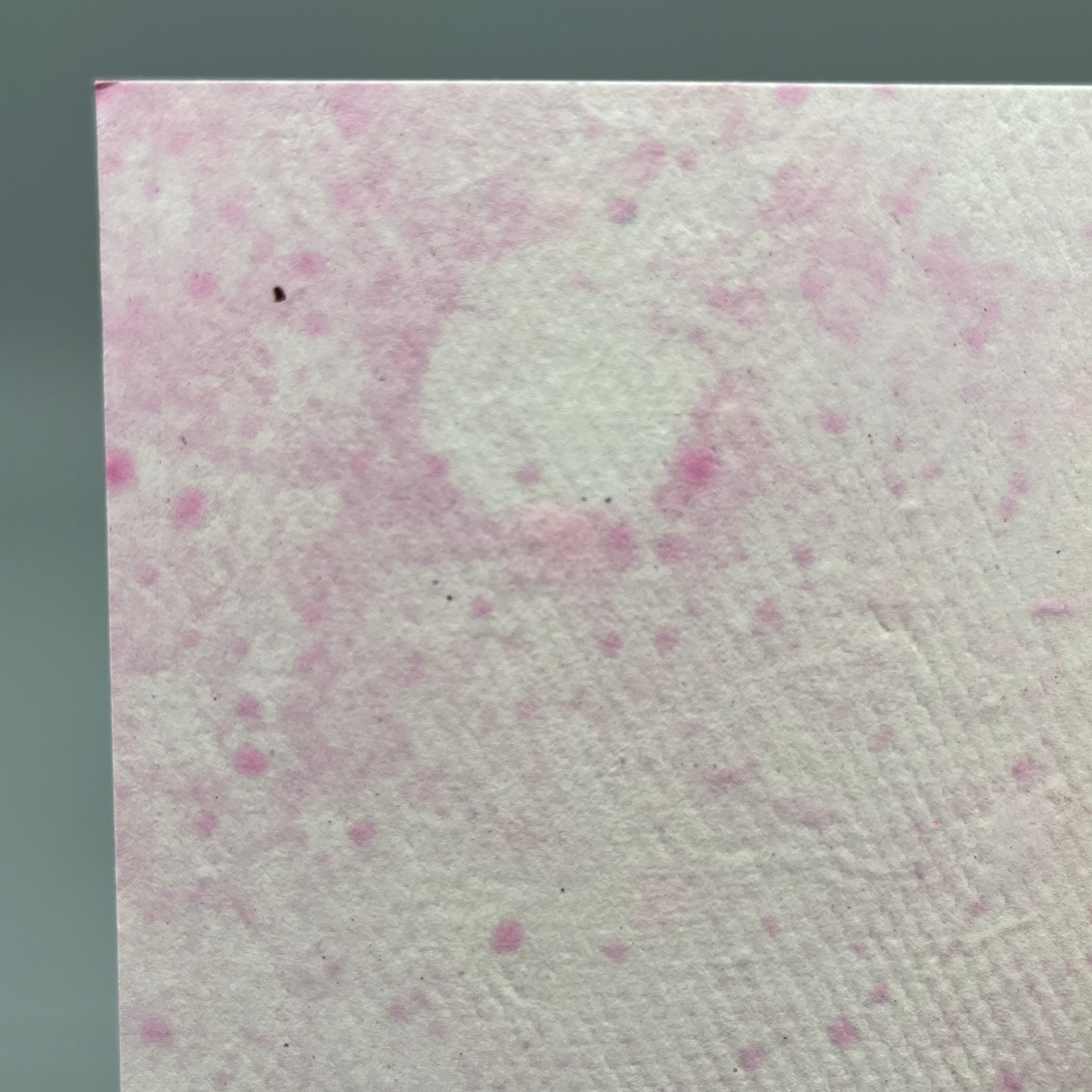 Karte handgeschöpft – Marmor Berry
