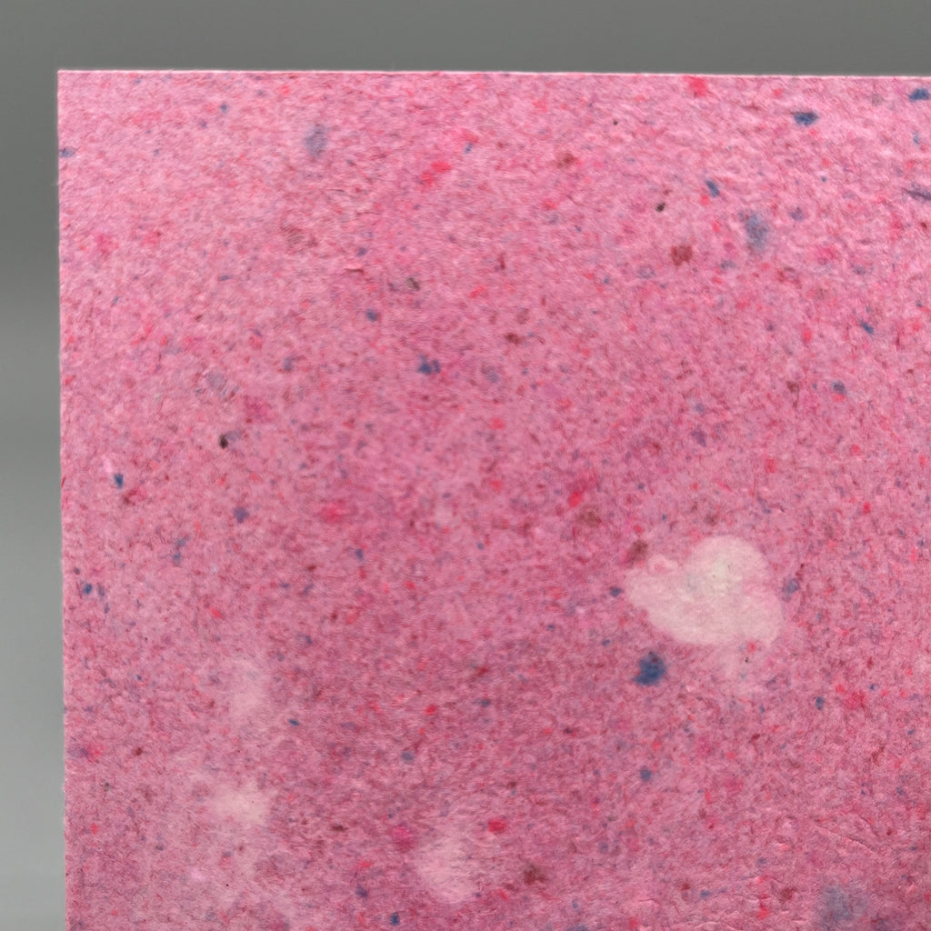 Karte handgeschöpft – Marmor Berry