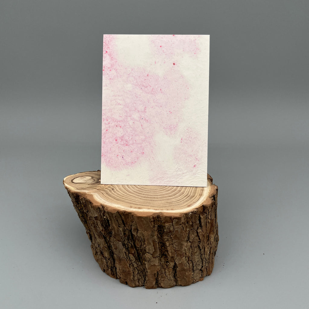 Karte handgeschöpft – Marmor