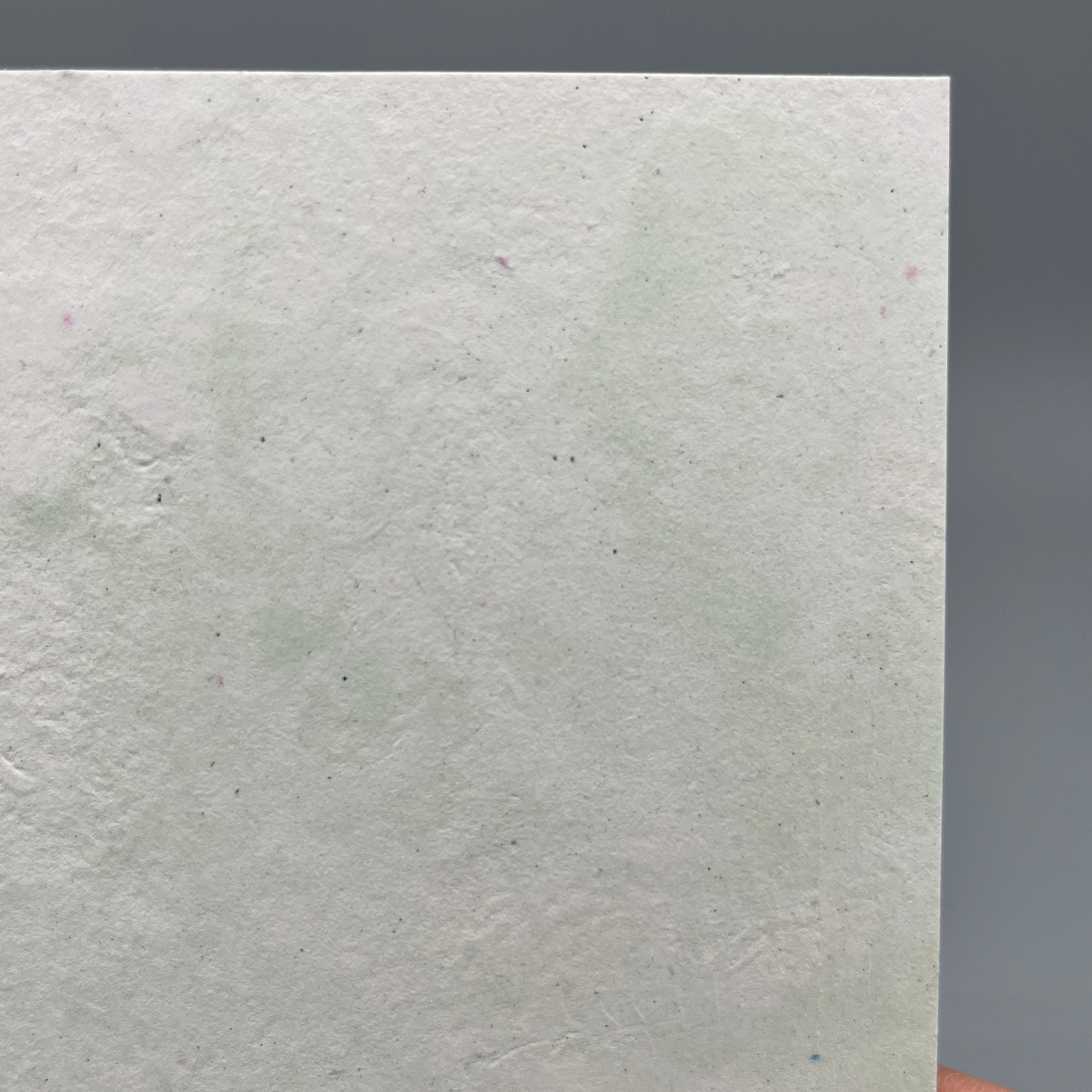 Karte handgeschöpft – Marmor