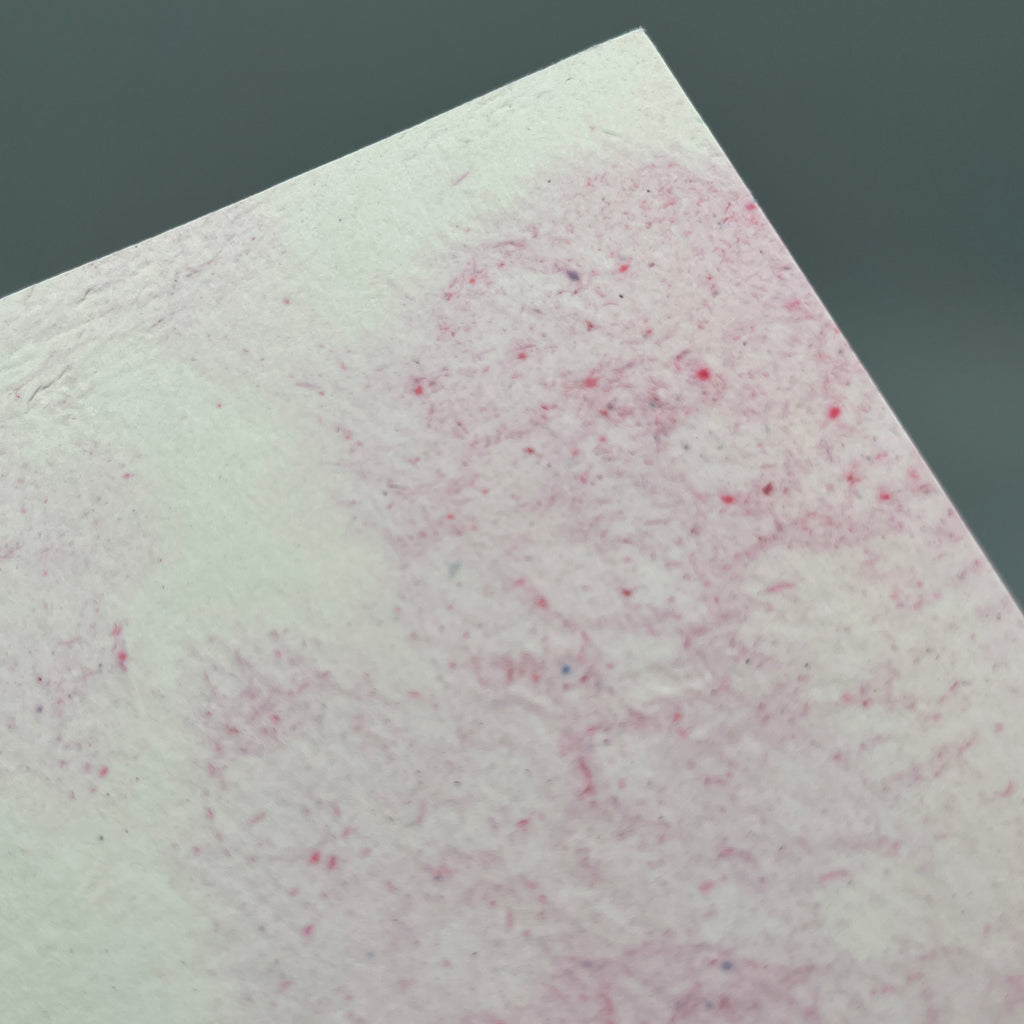 Karte handgeschöpft – Marmor