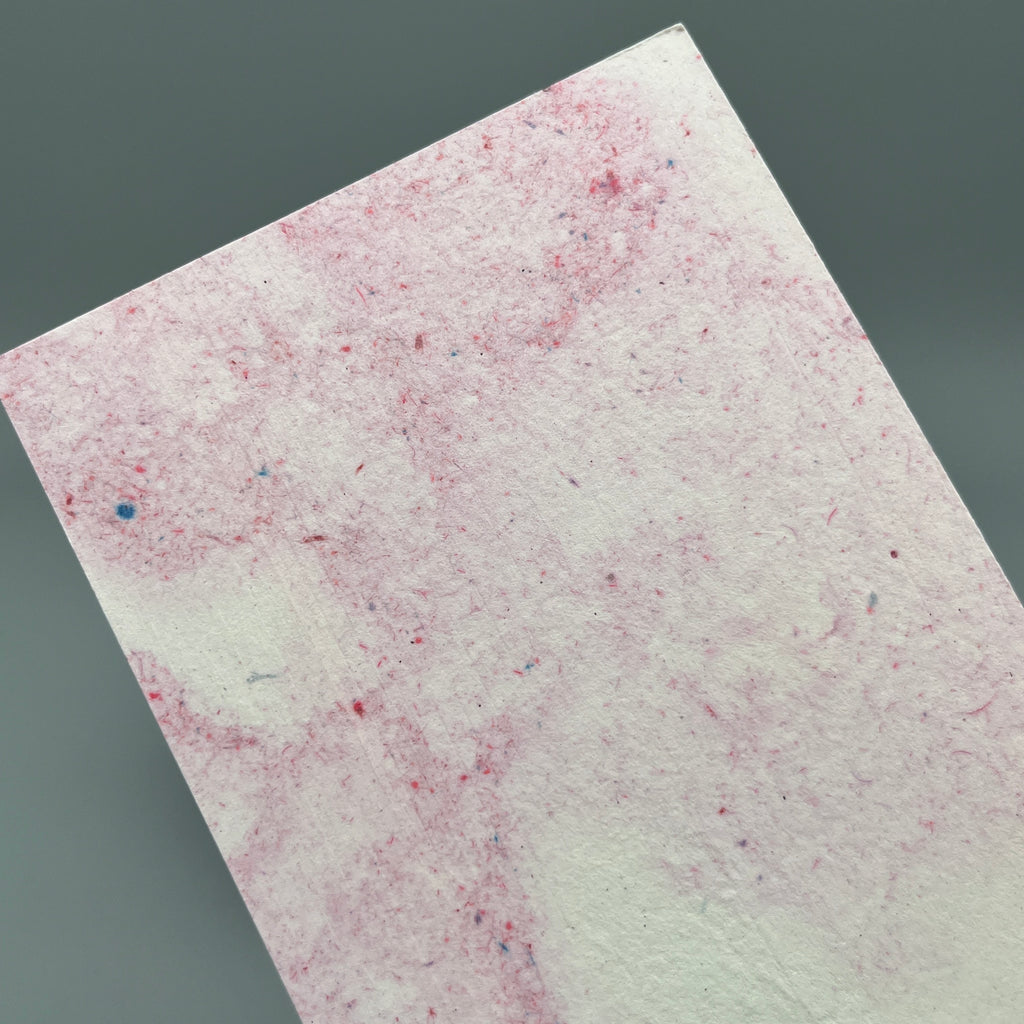 Karte handgeschöpft – Marmor