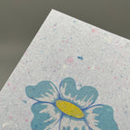 Karte handgeschöpft – Flower