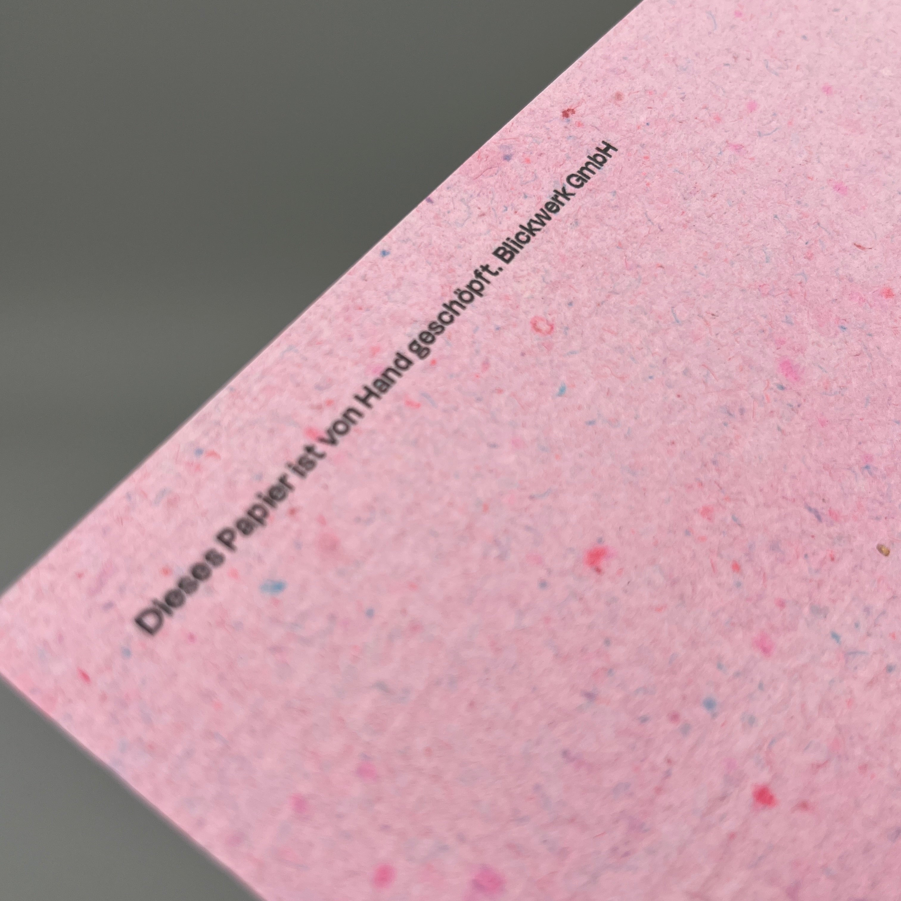 Karte handgeschöpft – Qualle