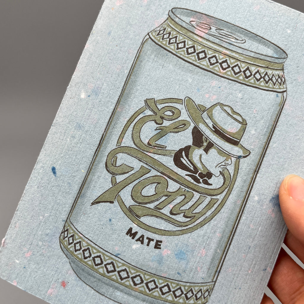 Karte handgeschöpft – El Tony Mate
