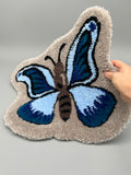 Handgefertigter Teppich, Schmetterling