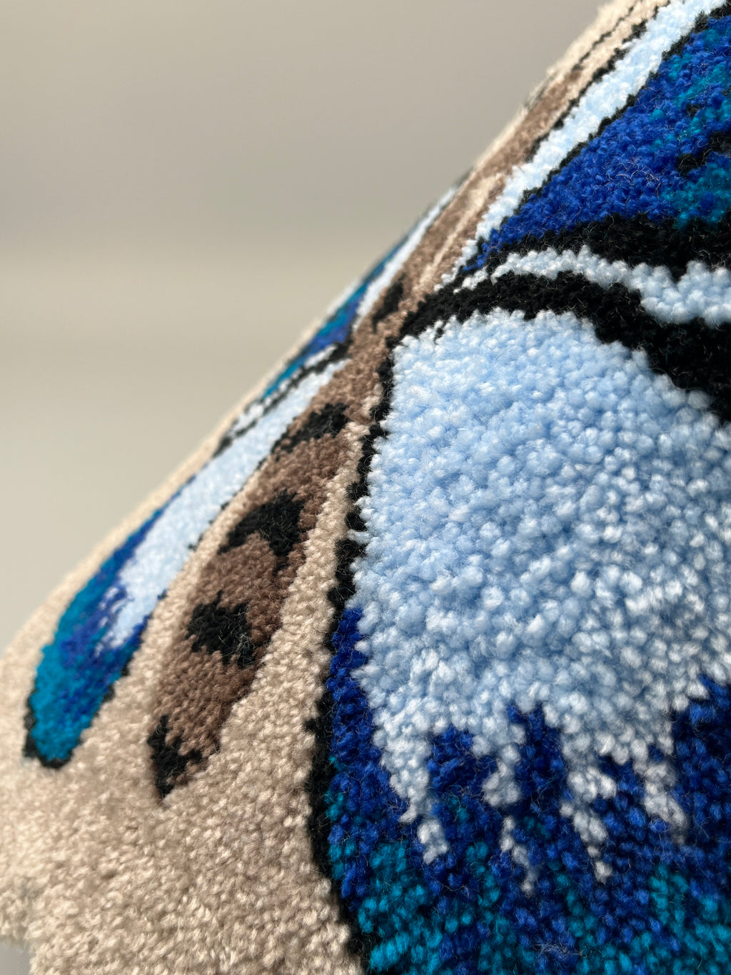 Handgefertigter Teppich, Schmetterling