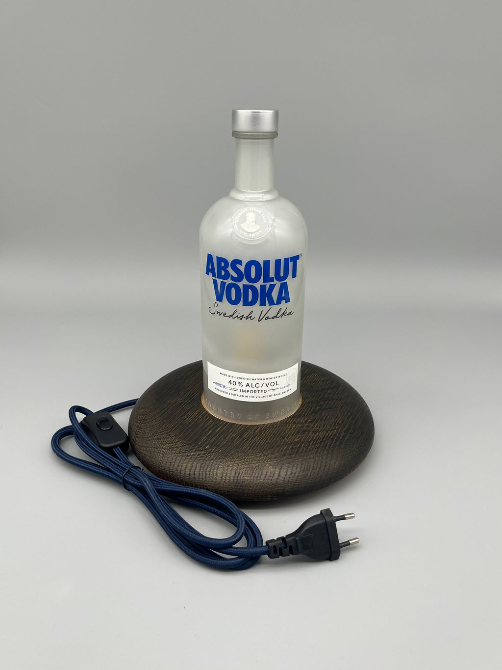 Tischlampe – Apollon Absolut Vodka, Unikat